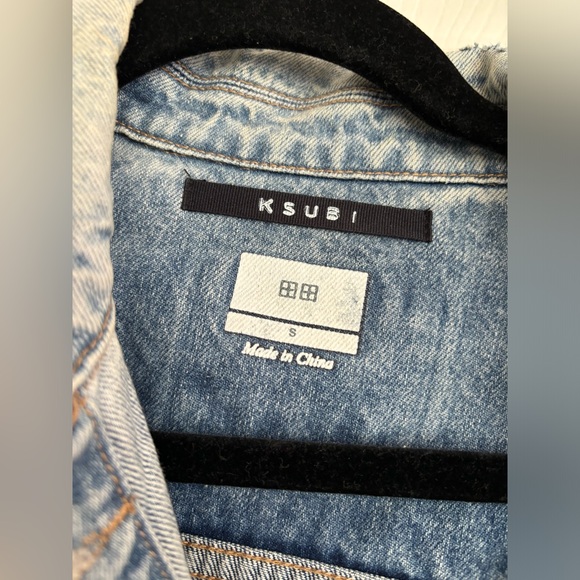 Ksubi oversized denim jacket Karma Blue size Small - Picture 2 of 7